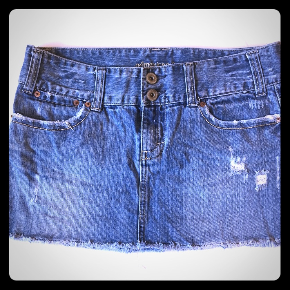 American Eagle Denim Mini Skirt